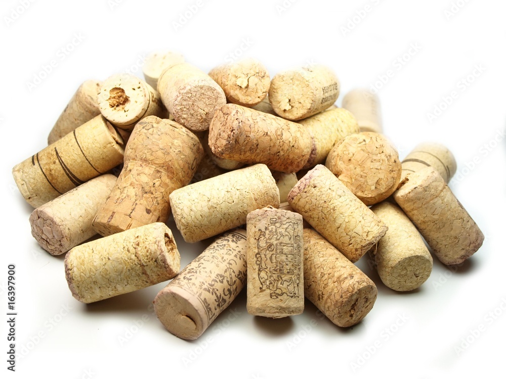 Collection of vine corks