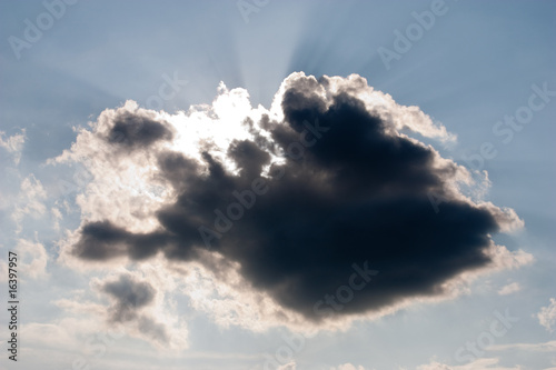 Sonne und Wolken