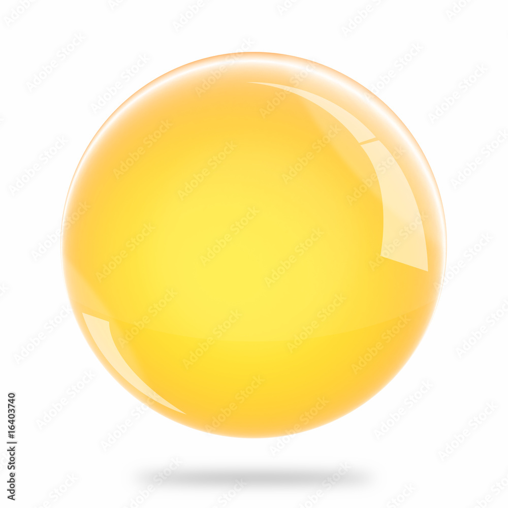 Blank Light Orange Sphere