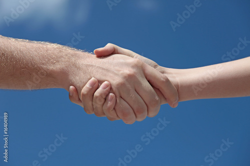 Konstfotografi Handschlag