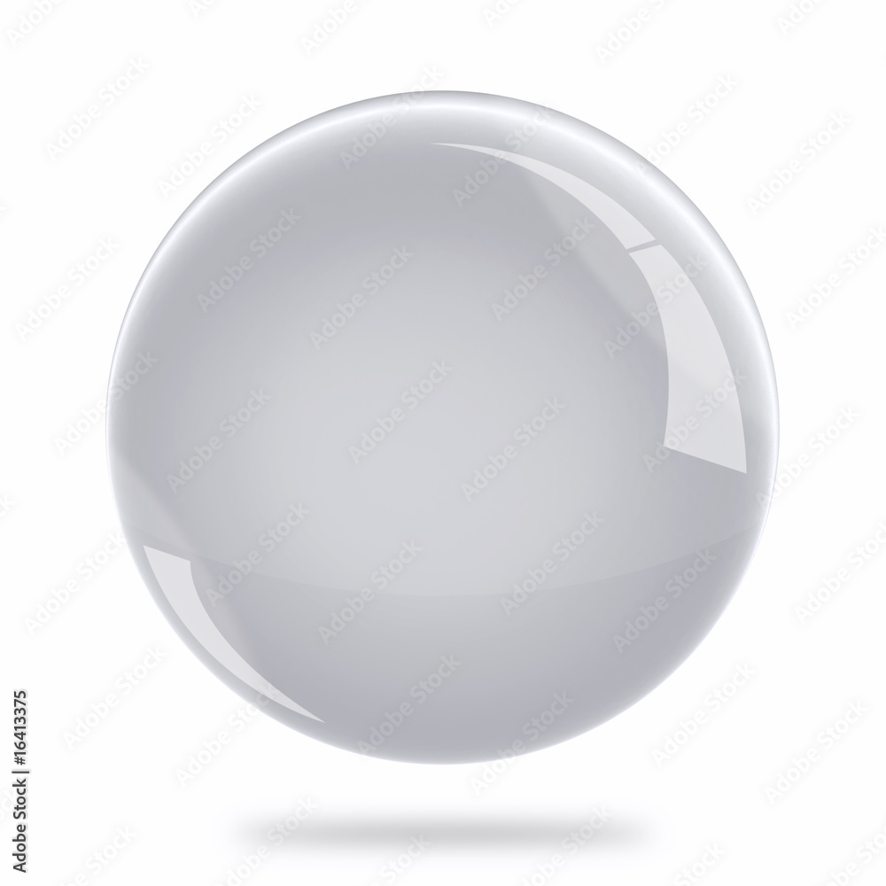 Blank Silver Sphere Float