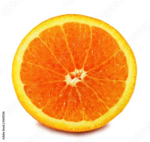 Sliced orange look fresh