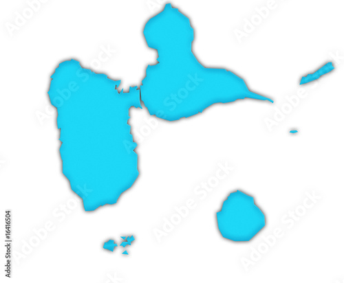 Carte Guadeloupe