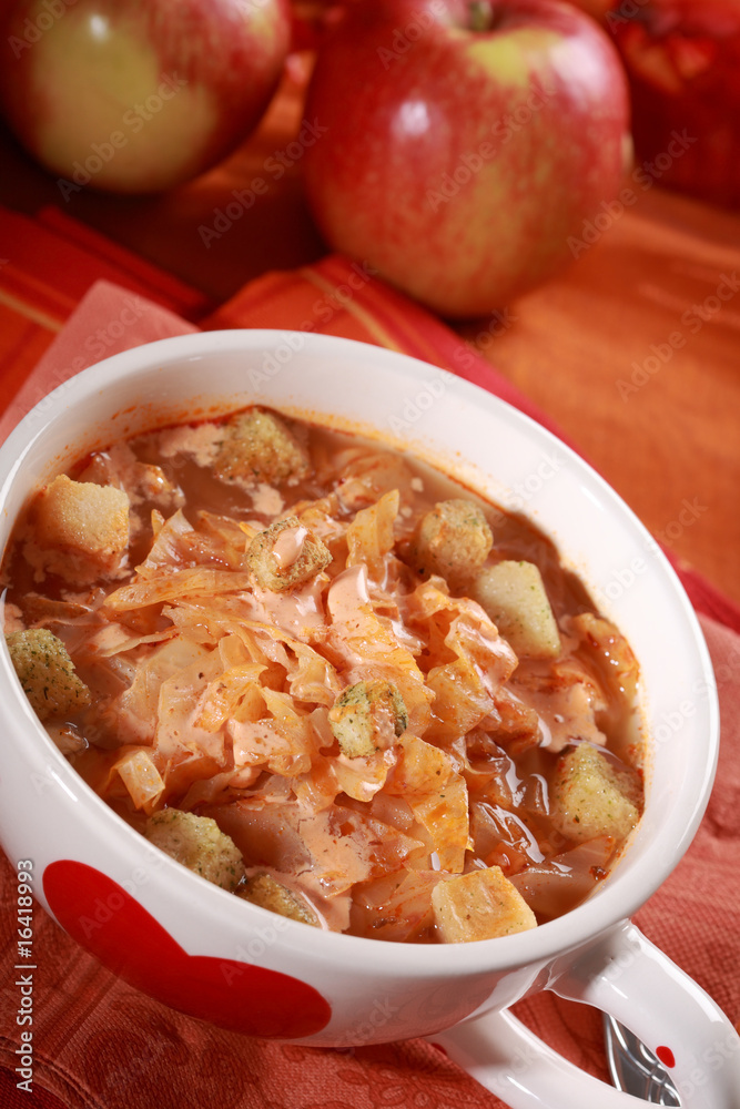 Red cabbage soup (sauerkraut) Red cabbage soup (sauerkraut)
