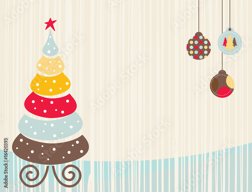 Christmas Background Cream