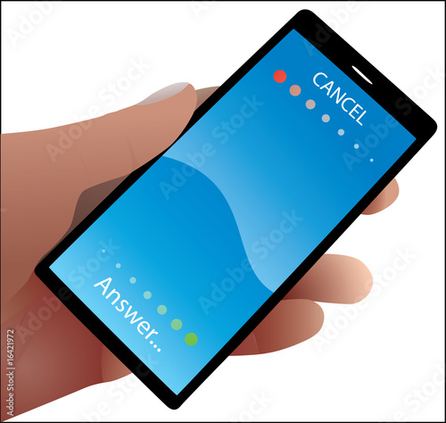 Phone in hand