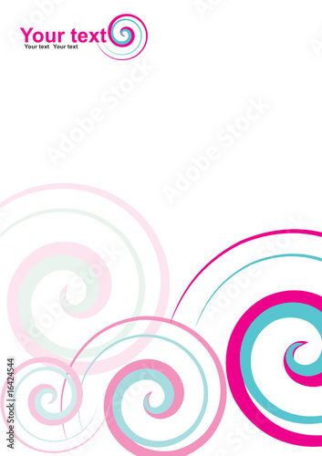 color swirls blank