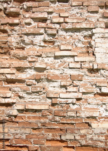 Old brick wall. Background. Vertical
