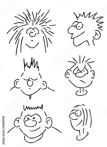 comic gesichter
