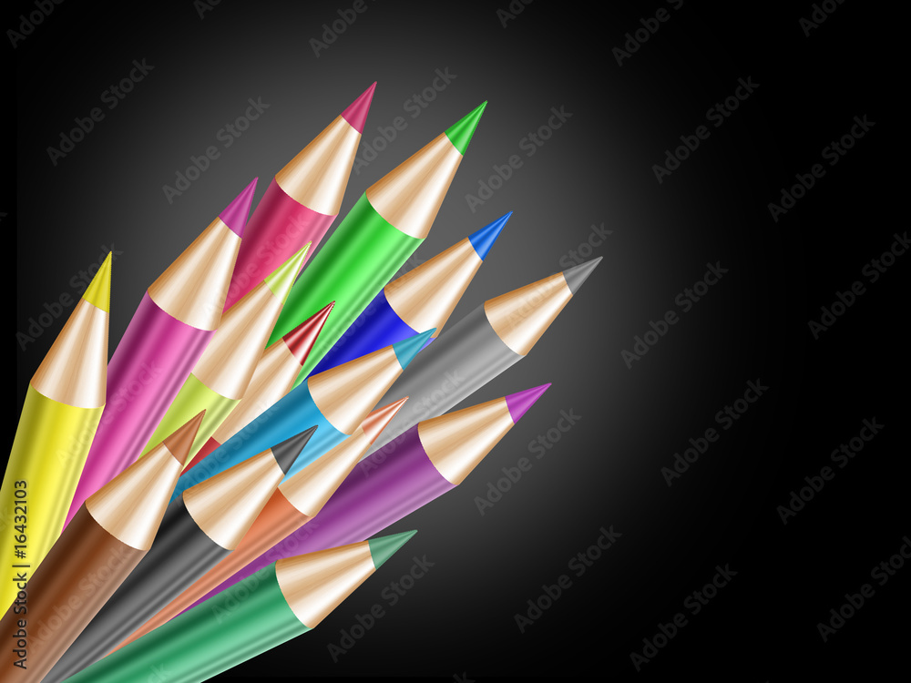 Fototapeta premium color pencil
