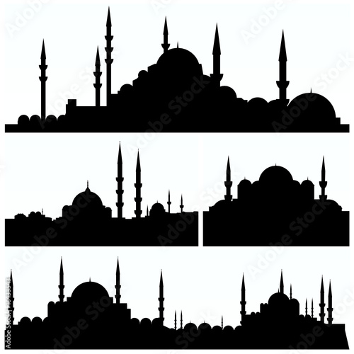 arabesque city silhouettes