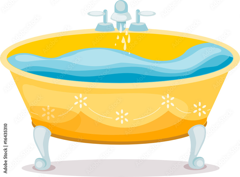 Naklejka premium bathtub