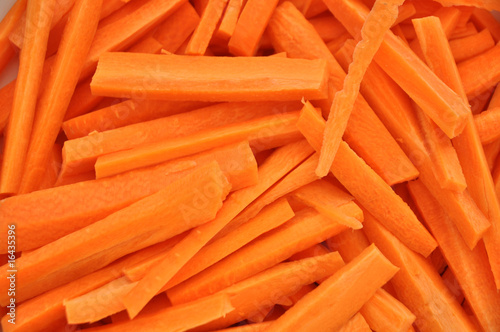 carotte coupée photo