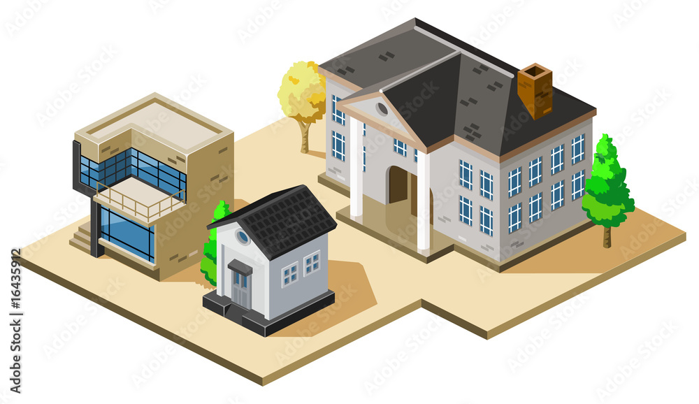 House Isometric Vector House Isometric Vector
