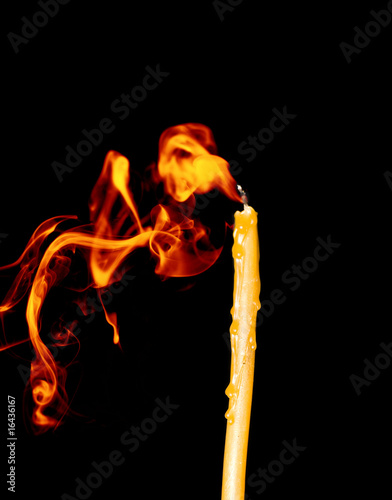 candle close-up