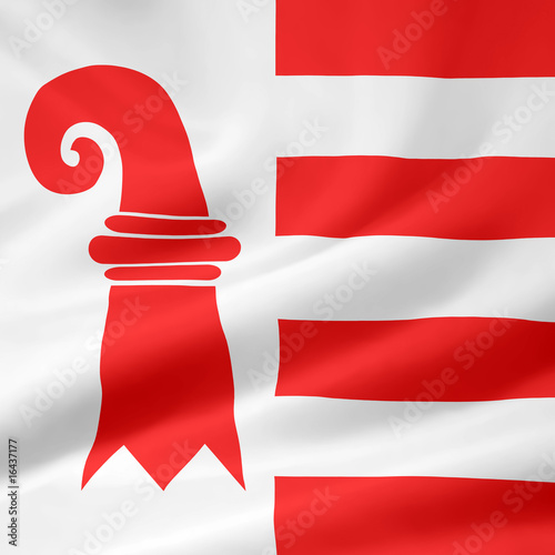 Flagge des Kantons Jura - Schweiz photo