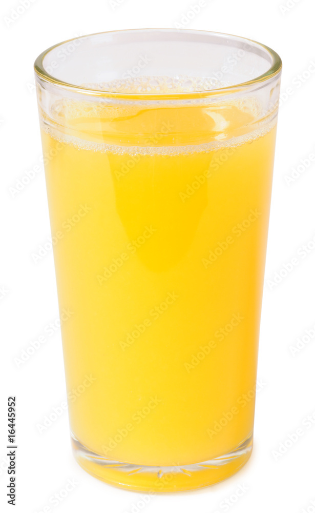 Glass of orange juice. Clipping path Glass of orange juice. Clipping path