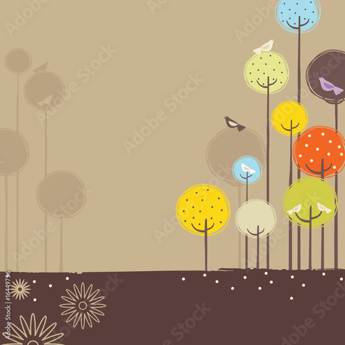 Retro Forest Design