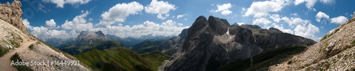 Seiser Alm Alpen Panorama in S  dtirol