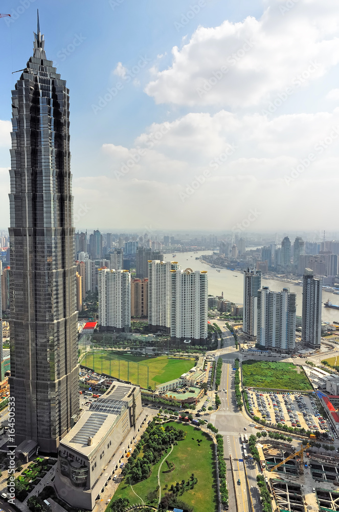 Obraz premium China Shanghai Pudong skyline