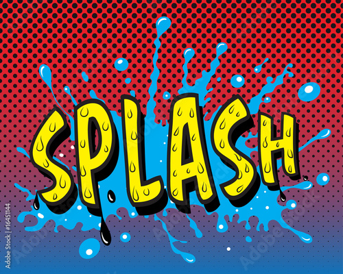 Comic book explosion - Splash