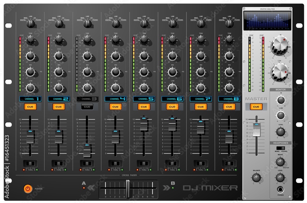Eight-Channel Mixer