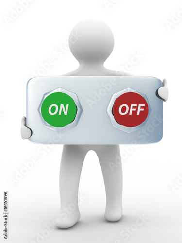person holds the buttons. I...