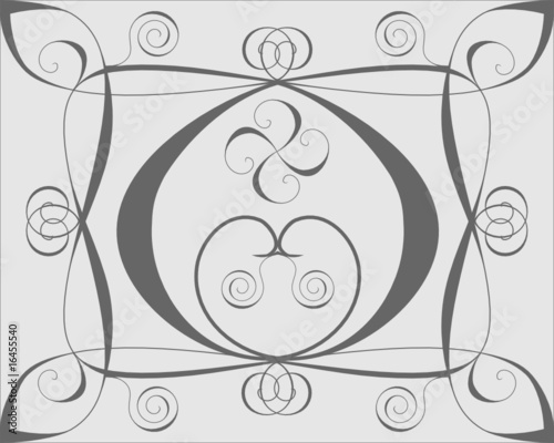 Spiralenhintergrund mit Herz
