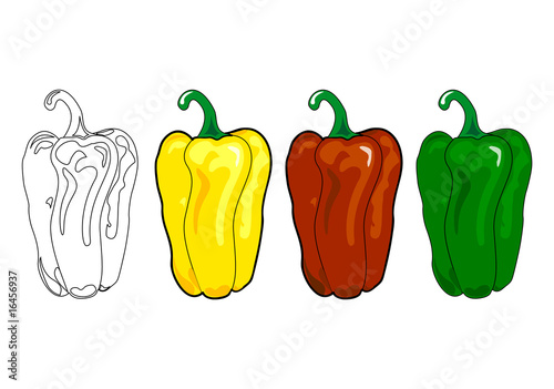4 Poivrons - food