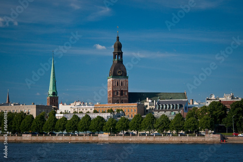 Panorama of an old city of Riga