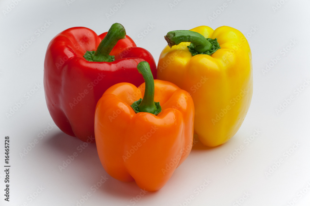 Red, Yellow, and Orange Bell Peppers Red, Yellow, and Orange Bell Peppers