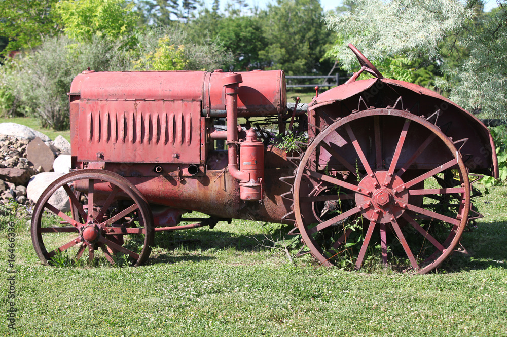 old tractor
