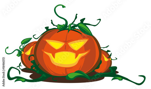 Halloween Kürbisgruppe