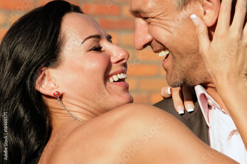 Attractive happy couple