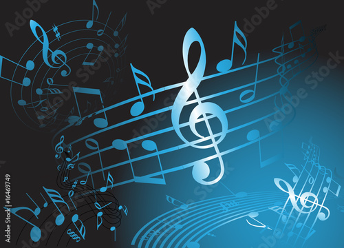 Blue music theme