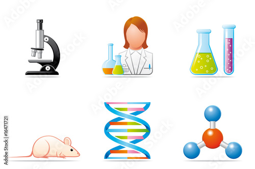 Medical investigation icons
