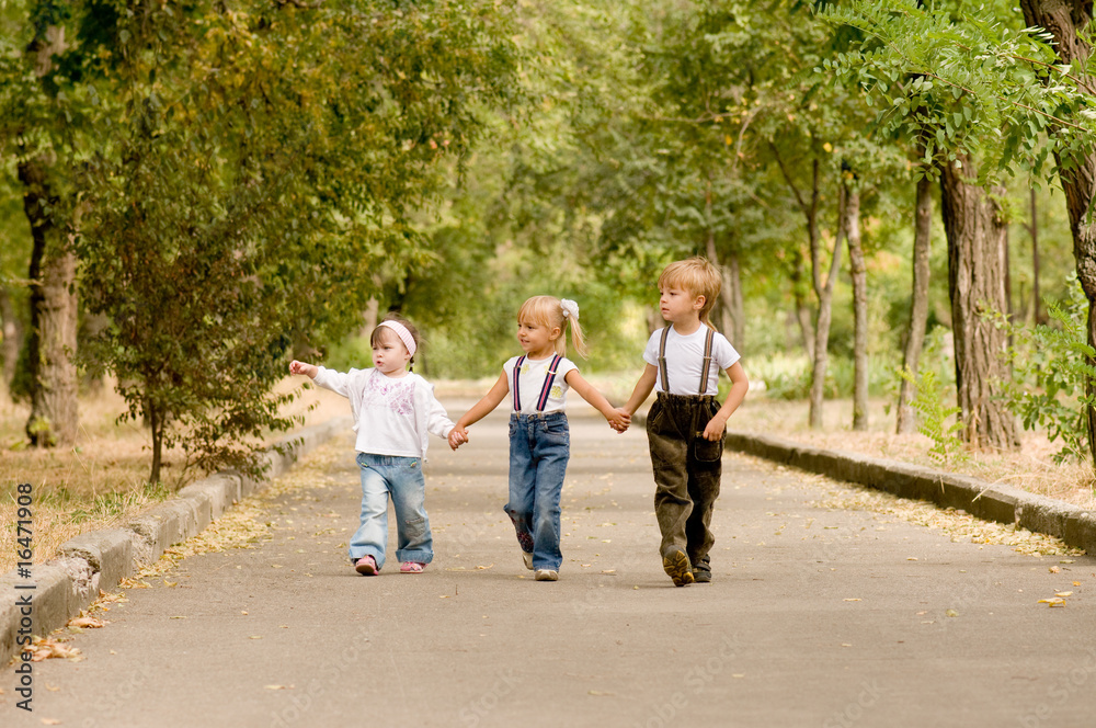 Fototapeta premium Three friends