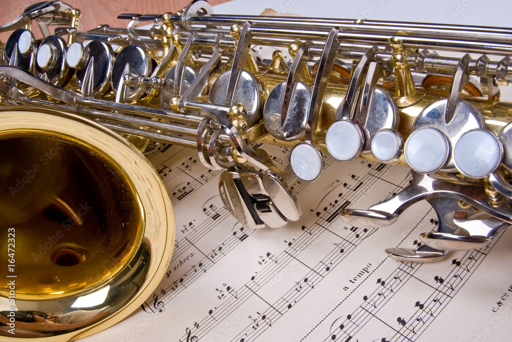 Naklejka premium Sax