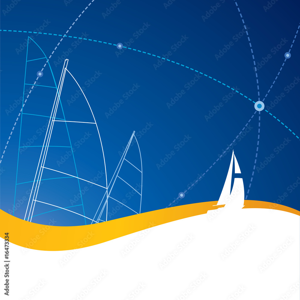 Fototapeta premium Żeglarstwo