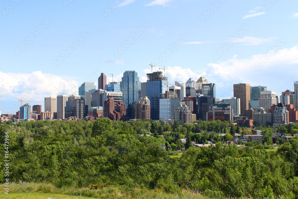 Naklejka premium Calgary office buildings