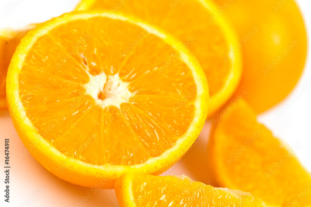 orangen-isoliert auf weiss orangen-isoliert auf weiss