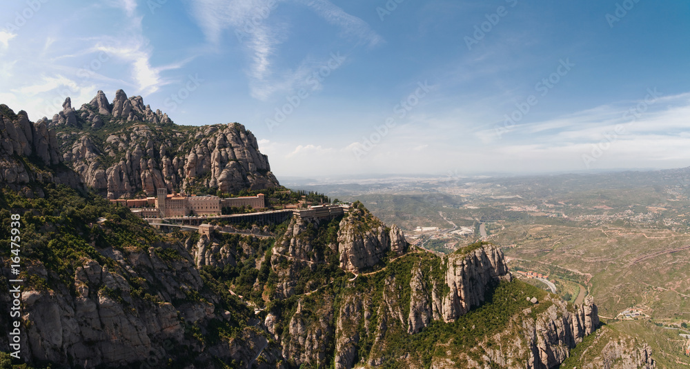 Fototapeta premium Montserrat Monastery near Barcelona, Catalonia, Spain.