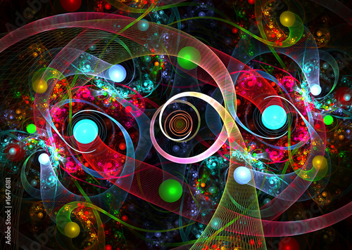 Multicolor abstract shapes