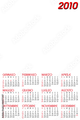 Calendario 2010 -02 photo