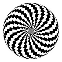 Fototapete Psychedelisch Spirale optische Täuschung Vektorgrafik  © Valerijs Kostins