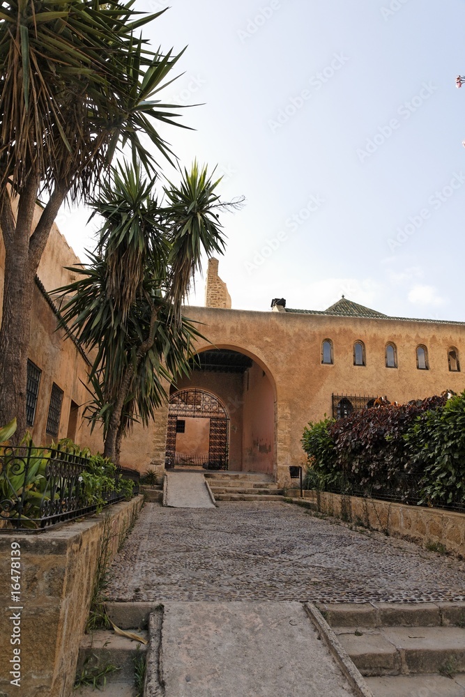 les jardins de la Kasbah des Oudayas à Rabat au Maroc