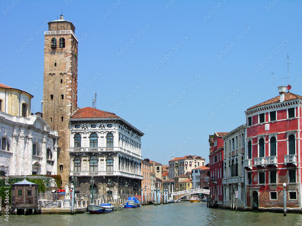 Buildings on Grand Canal, Venice