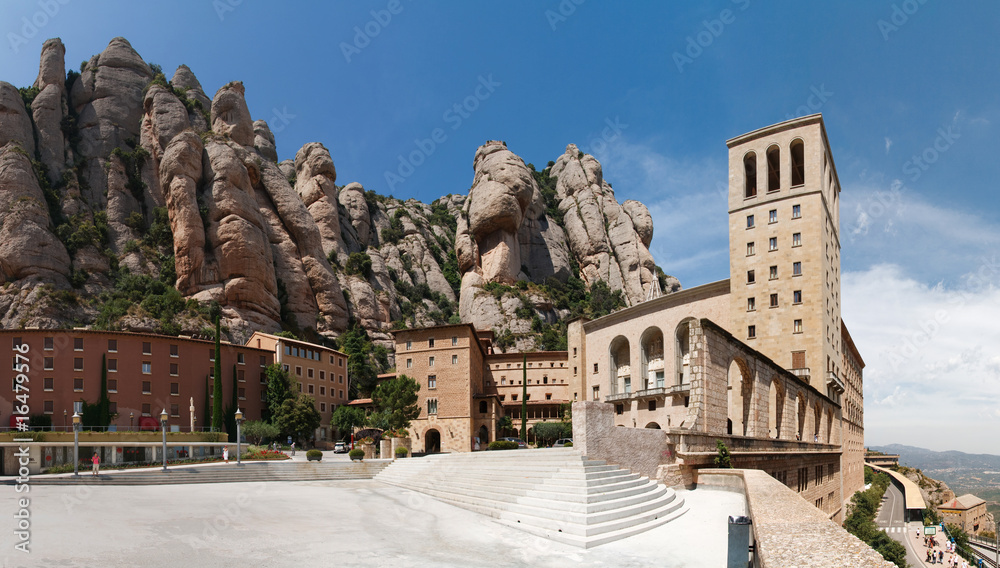 Fototapeta premium Montserrat Monastery near Barcelona, Catalonia, Spain.