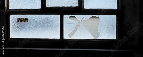 Vitre cassee photo