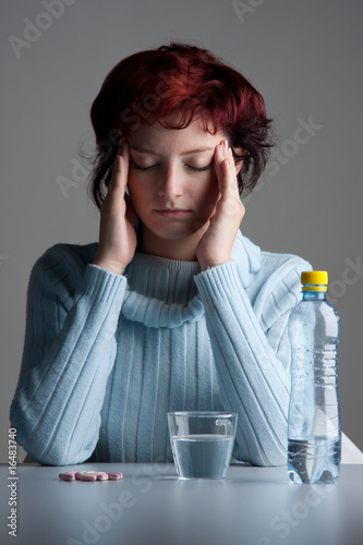 Wallpaper Mural Woman with pills Torontodigital.ca